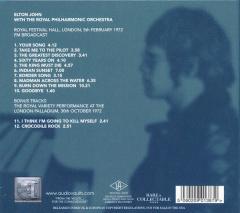 Elton John & The Royal Philharmonic Orchestra 1972