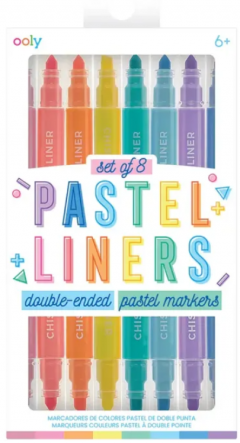 Set 8 markere - Pastel Liners