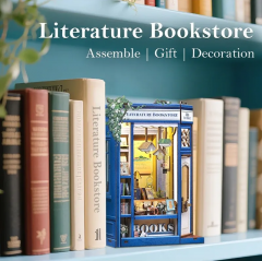 Puzzle 3D 186 piese - Cotor de carte - Literature Bookstore