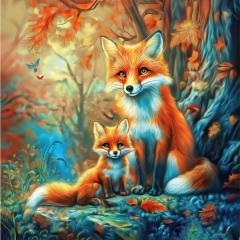 Puzzle 50 piese - Vulpe