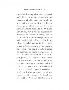 Reflectii despre ghilotina