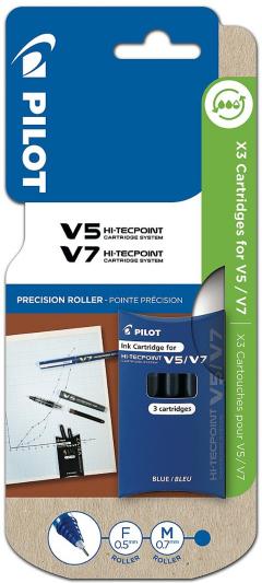 Set 5 rezerve roller albastre (0.5 & 0.7)