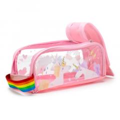 Penar etui - Unicorn Magic Clear Window