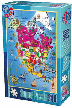 Puzzle 240 piese - North America