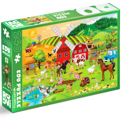 Puzzle 240 piese - Farm Animals
