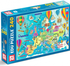 Puzzle 240 piese - Harta Europei