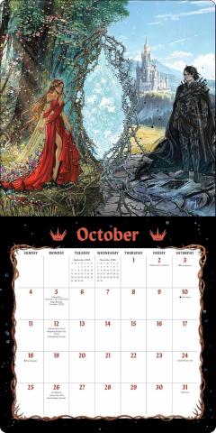 Calendar de perete - Ianuarie 2026 - Decembrie 2026 - The Lightlark Saga (+ 6 carduri de colectie)