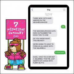Calendar 2026 - Texts from Dog