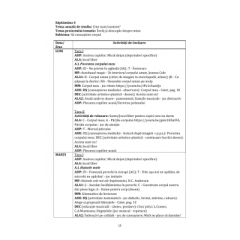 Suport metodic pentru planificarea activitatilor in gradinita. Grupa mare