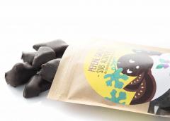 Pepene galben invelit in ciocolata amaruie (fara zahar, vegan ) - Sweeteria, 200g