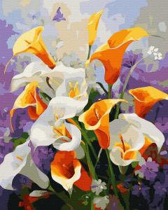 Set pictura pe numere - Crini Calla