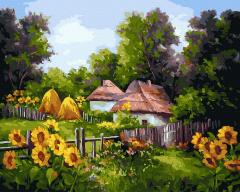 Set pictura pe numere - Casuta la tara