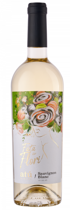 Vin alb - Fata cu Flori - Sauvignon Blanc, sec, 2023