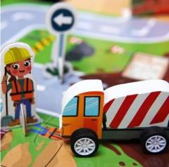 Joc interactiv - Micul meu oras: Santierul