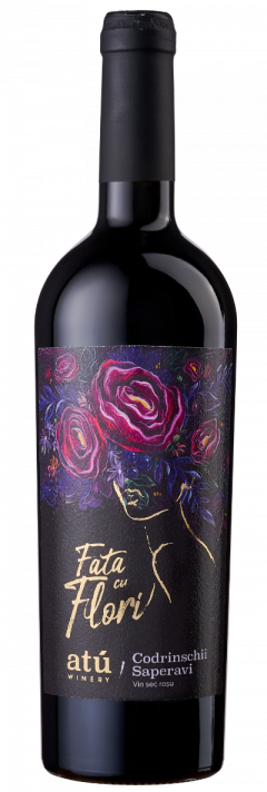 Vin rosu - Fata cu Flori - Codrinschii & Saperavi, sec, 2020