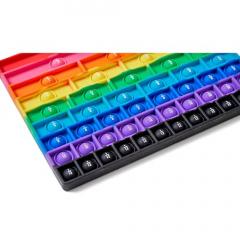 Joc educativ - Tablita senzoriala cu fractii - Rainbow Fraction