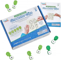 Set clipsuri senzoriale - Invata numerele