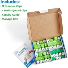 Set clipsuri senzoriale - Invata numerele