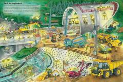 Bagger, Kran und Tunnelbau