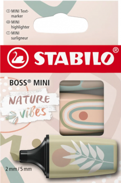 Set 3 Textmarkere - Boss Mini Naturevibes