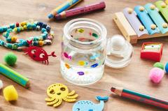 Set 5 creioane colorate + ascutitoare - Woody 3 in1 duo