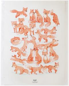 Print de arta - Vulpi
