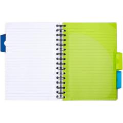 Carnet A5 cu spirala si separatoare - Pukka Pad - Albastru