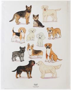 Print de arta - Caini