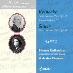 Reinecke: Piano Concerto No. 3, Op 144, Konzertstuck, Op 33 / Sauer: Piano Concerto No 2, Op 254