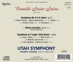 Saint-Saens: Symphony No 2 In A Minor / Symphony In F Minor 'Urbs Roma' / Danse Macabre