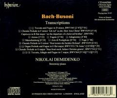 Demidenko Plays Bach-Busoni