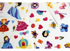 Puzzle cu glitter - Printese fabuloase