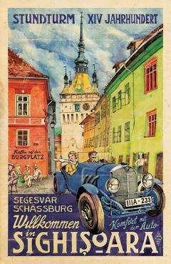Poster - Sighisoara - Turnul cu ceas