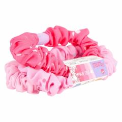 Set 3 elastice de par - Roz