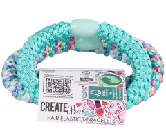 Set 3 elastice de par impletite - Turcoaz