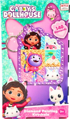 Set creativ - Pictura cu diamante - Gabby s Dollhouse - Breloc