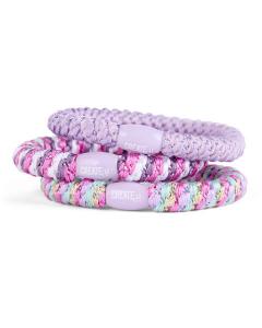 Set 3 elastice de par impletite - Mov