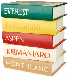 Masa - Mountains Book Stack Side Table