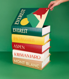 Masa - Mountains Book Stack Side Table