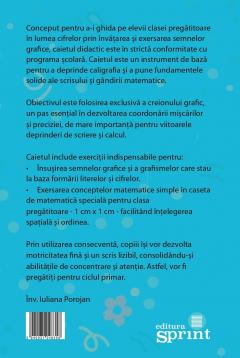 Semne grafice - Matematica. Caiet de scriere pentru clasa pregatitoare