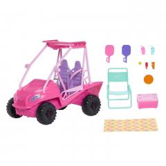 Masina - Barbie Mysteries - Detectivi pe plaja, masinuta buggy si accesorii