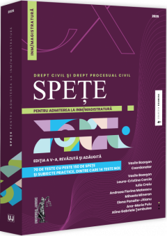 Spete pentru admiterea la INM/magistratura