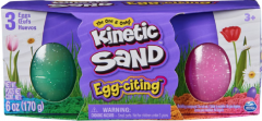 Set Kinetic Sand - 3 Oua surpriza