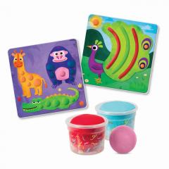 Set 7 borcanase de plastilina - Animale