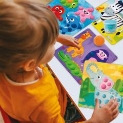 Set 7 borcanase de plastilina - Animale