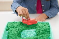 Nisip kinetic - Set complet verde