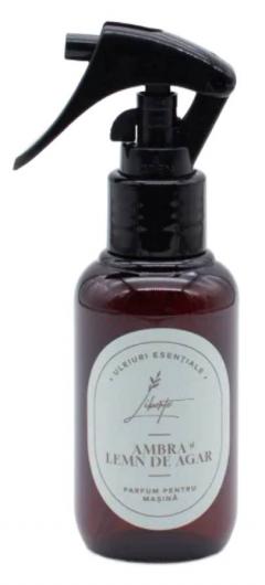 Odorizant auto cu pulverizator - Ambra + Lemn de Agar