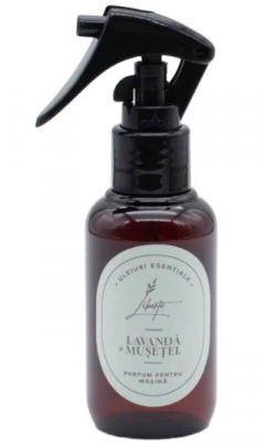 Odorizant auto cu pulverizator - Lavanda si musetel