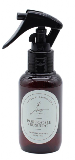 Odorizant auto cu pulverizator - Portocale si busuioc