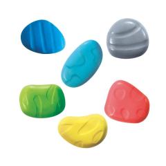 Set 6 creioane colorate - Pietricele